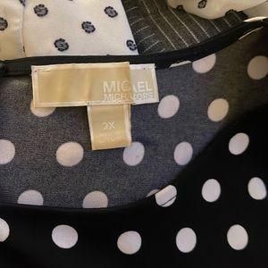 Michael Kors, black and white dress sleeveless